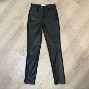 Wilfred Melina black vegan leather pants from Aritzia